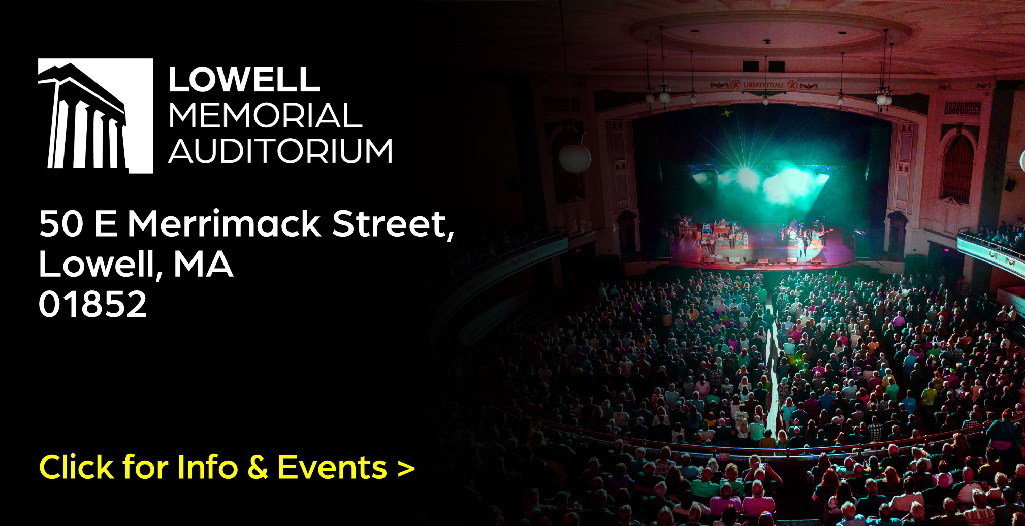 Learn more about Lowell Memorial Auditorium